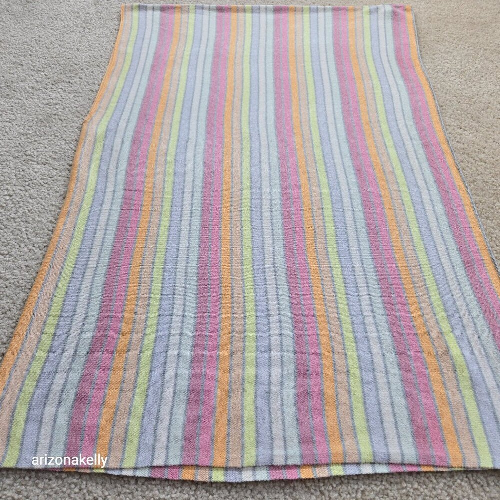 GAP Silk Knit Striped Balaclava Scarf Wrap - Picture 4 of 10